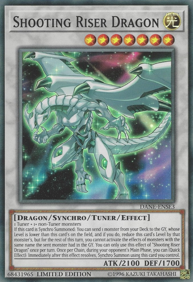 Shooting Riser Dragon [DANE-ENSE3] Super Rare | Jomio and Rueliete's Cards and Comics