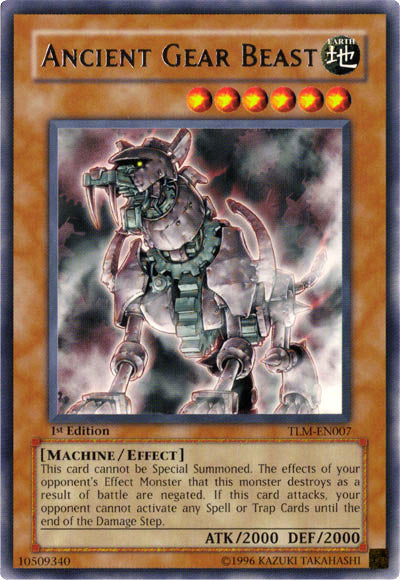 Ancient Gear Beast [TLM-EN007] Rare | Jomio and Rueliete's Cards and Comics