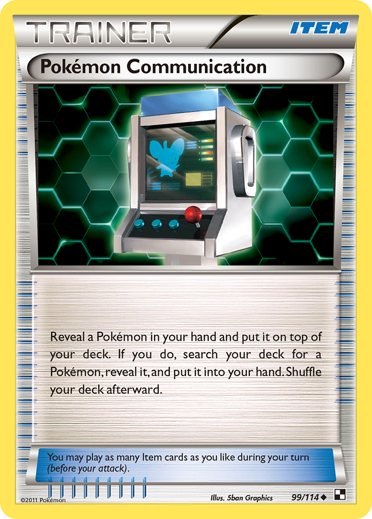 Pokemon Communication (99/114) [Black & White: Base Set] | Jomio and Rueliete's Cards and Comics