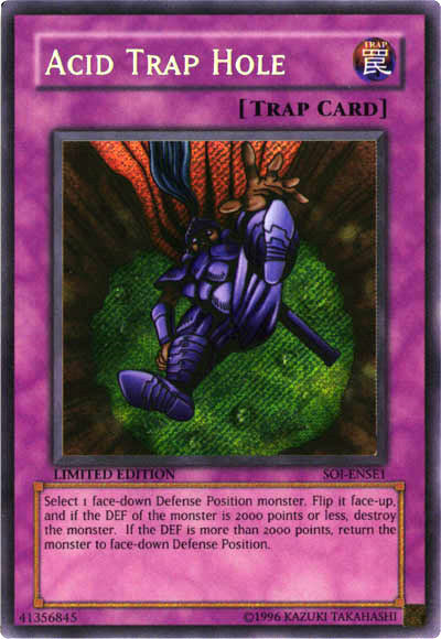 Acid Trap Hole [SOI-ENSE1] Secret Rare | Jomio and Rueliete's Cards and Comics