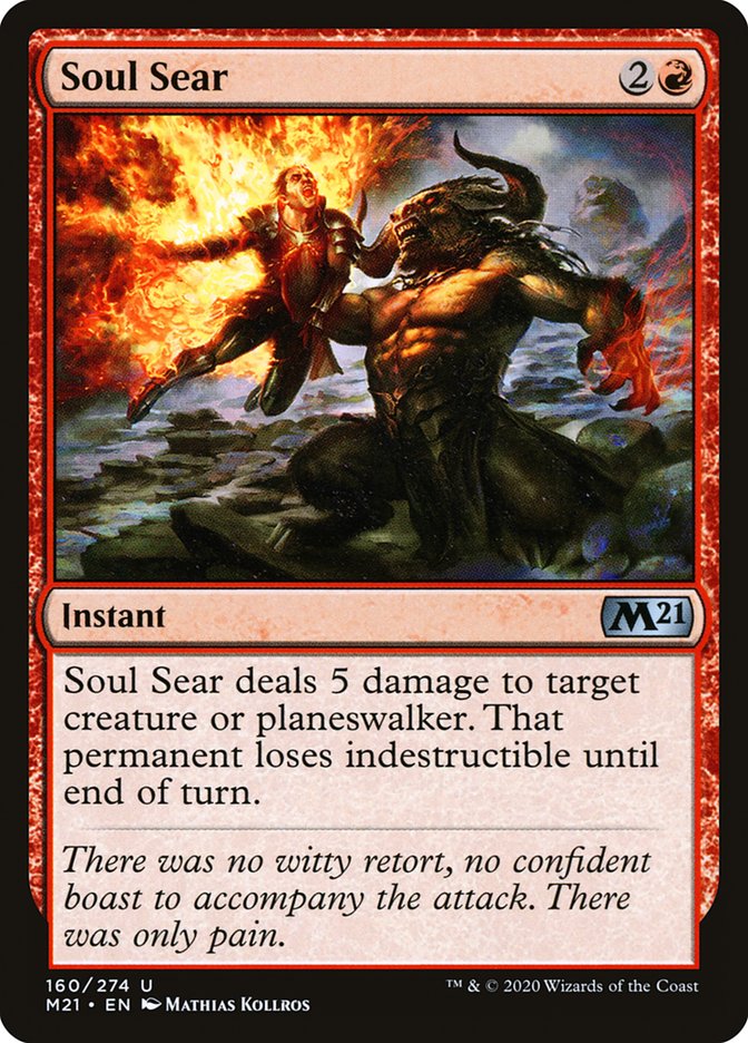 Soul Sear [Core Set 2021] | Jomio and Rueliete's Cards and Comics