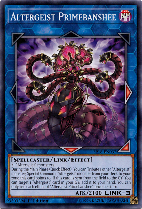 Altergeist Primebanshee [SP18-EN037] Common | Jomio and Rueliete's Cards and Comics