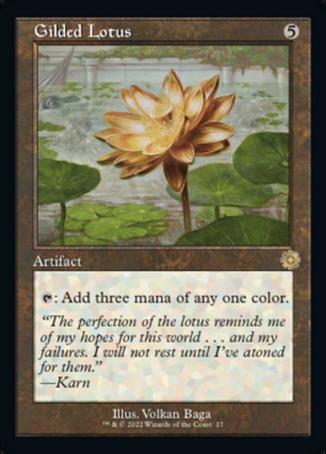 Gilded Lotus (Retro) [The Brothers' War Retro Artifacts] | Jomio and Rueliete's Cards and Comics