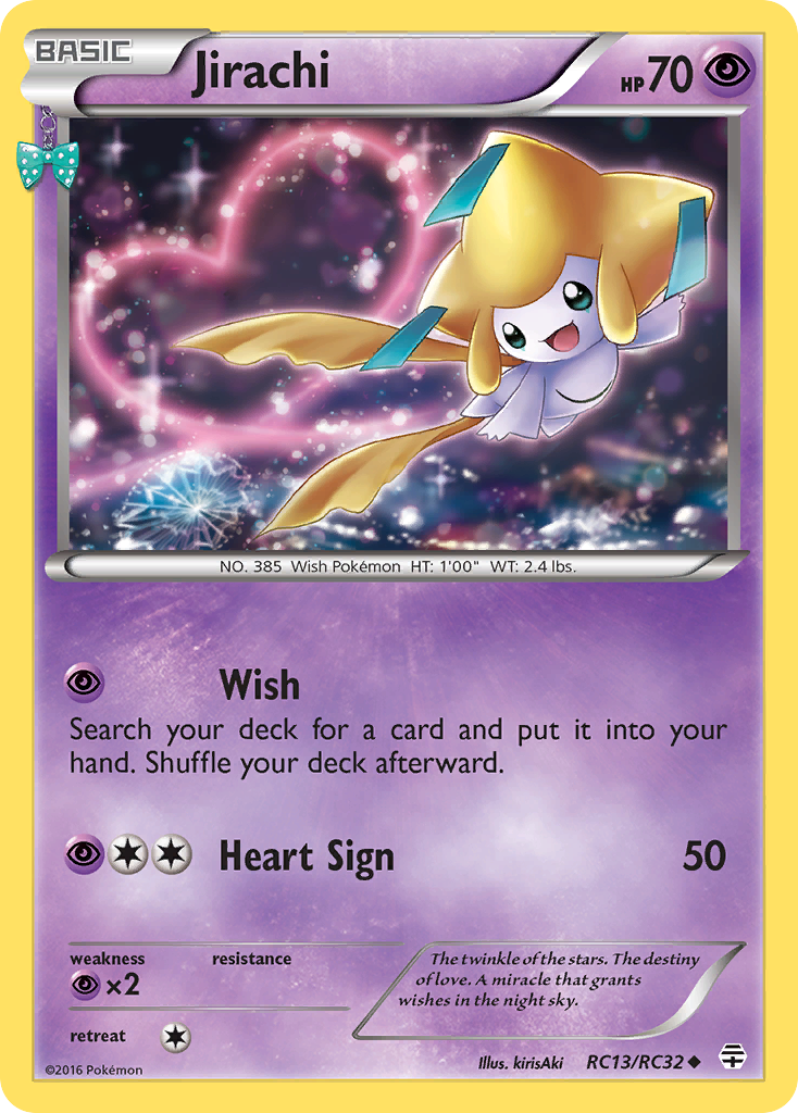 Jirachi (RC13/RC32) [XY: Generations] | Jomio and Rueliete's Cards and Comics