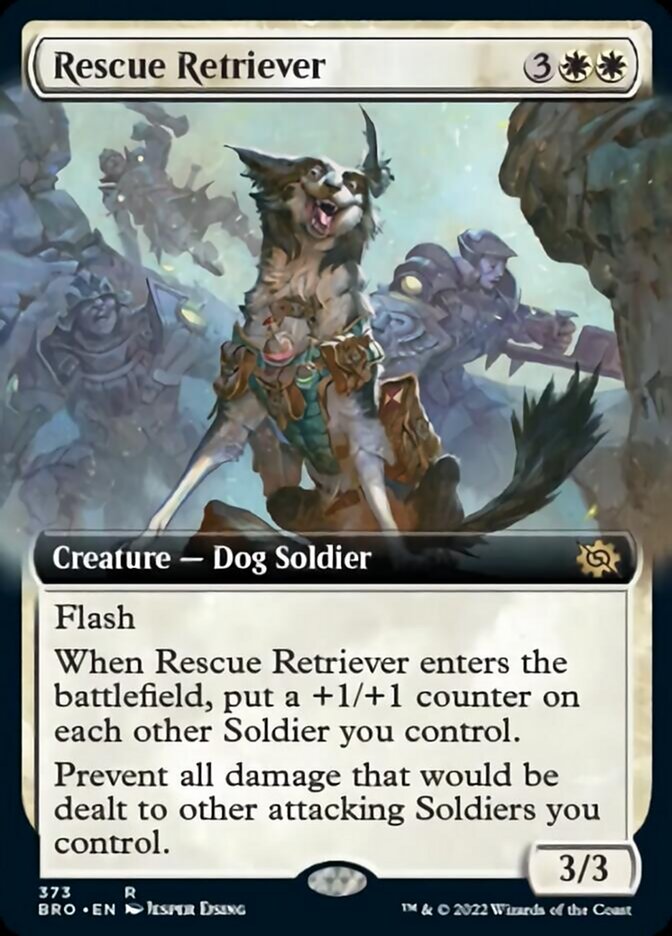 Rescue Retriever (Extended Art) [The Brothers' War] | Jomio and Rueliete's Cards and Comics