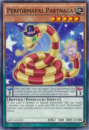 Performapal Partnaga [MP15-EN192] Common | Jomio and Rueliete's Cards and Comics