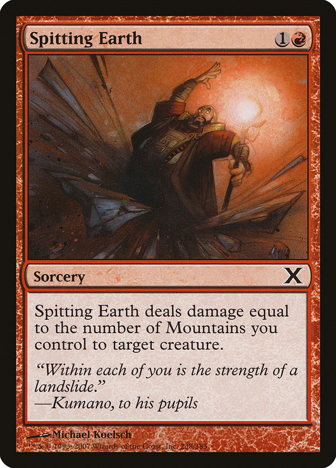 Spitting Earth [Tenth Edition] | Jomio and Rueliete's Cards and Comics