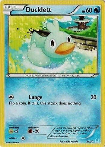 Ducklett (24/30) [XY: Trainer Kit 3 - Suicune] | Jomio and Rueliete's Cards and Comics