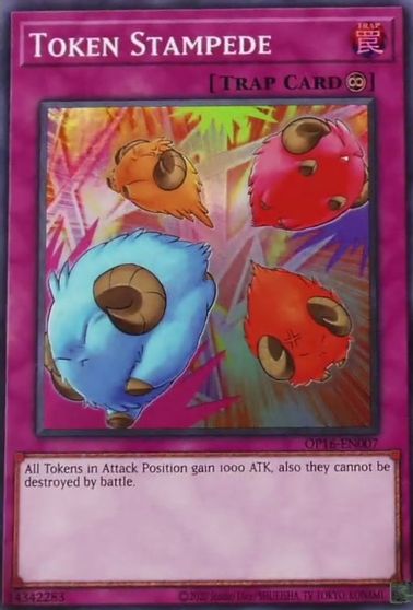 Token Stampede [OP16-EN007] Super Rare | Jomio and Rueliete's Cards and Comics