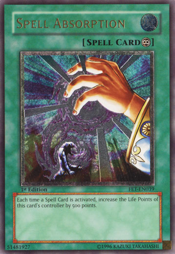 Spell Absorption (UTR) [FET-EN039] Ultimate Rare | Jomio and Rueliete's Cards and Comics