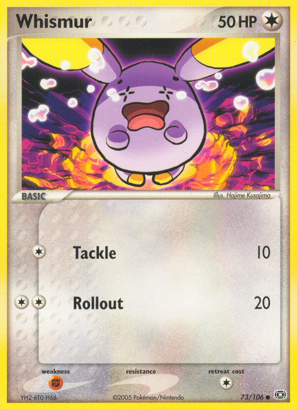 Whismur (73/106) [EX: Emerald] | Jomio and Rueliete's Cards and Comics
