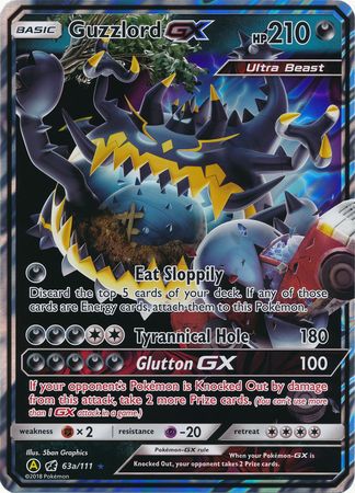 Guzzlord GX (63a/111) (Jumbo Card) [Sun & Moon: Crimson Invasion] | Jomio and Rueliete's Cards and Comics