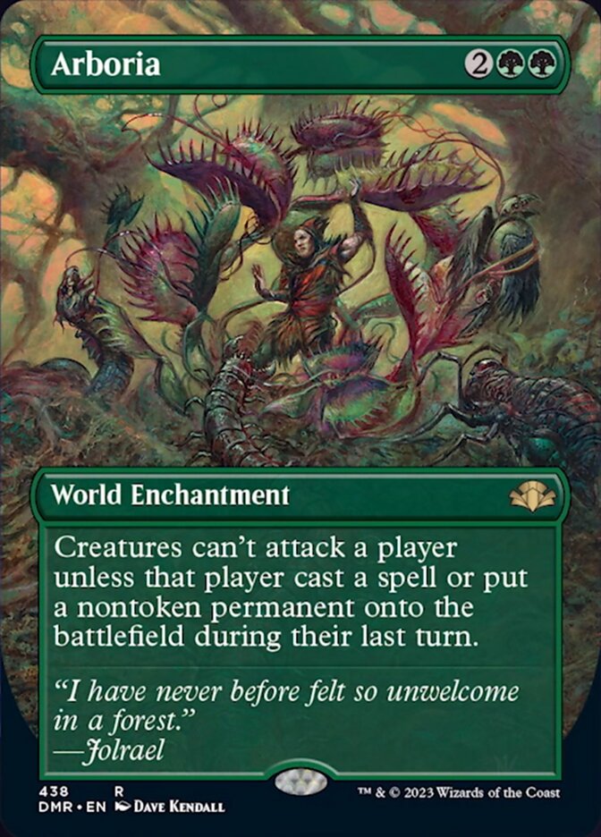 Arboria (Borderless Alternate Art) [Dominaria Remastered] | Jomio and Rueliete's Cards and Comics