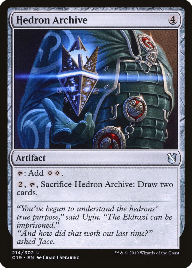 Hedron Archive [Commander 2019] | Jomio and Rueliete's Cards and Comics
