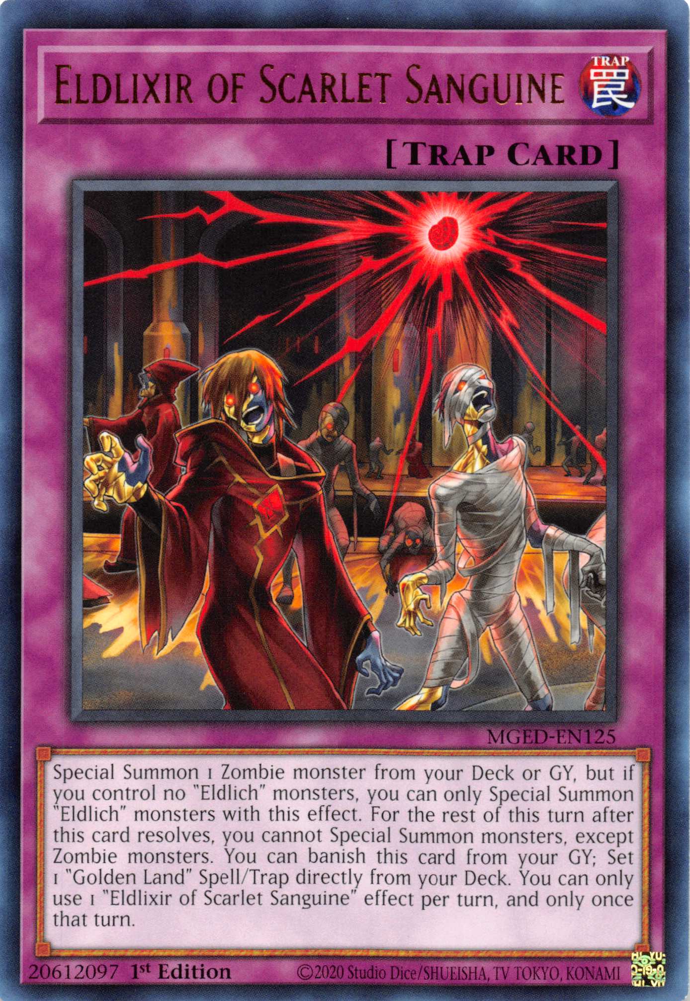Eldlixir of Scarlet Sanguine [MGED-EN125] Rare | Jomio and Rueliete's Cards and Comics