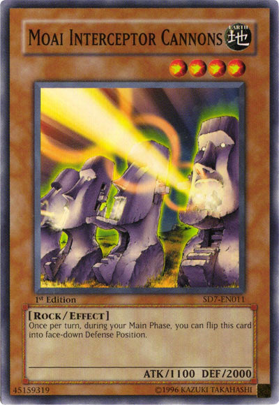 Moai Interceptor Cannons [SD7-EN011] Common | Jomio and Rueliete's Cards and Comics