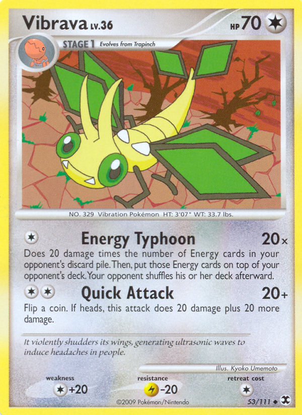 Vibrava (53/111) [Platinum: Rising Rivals] | Jomio and Rueliete's Cards and Comics