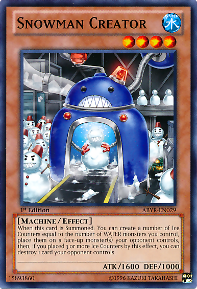 Snowman Creator [ABYR-EN029] Common | Jomio and Rueliete's Cards and Comics