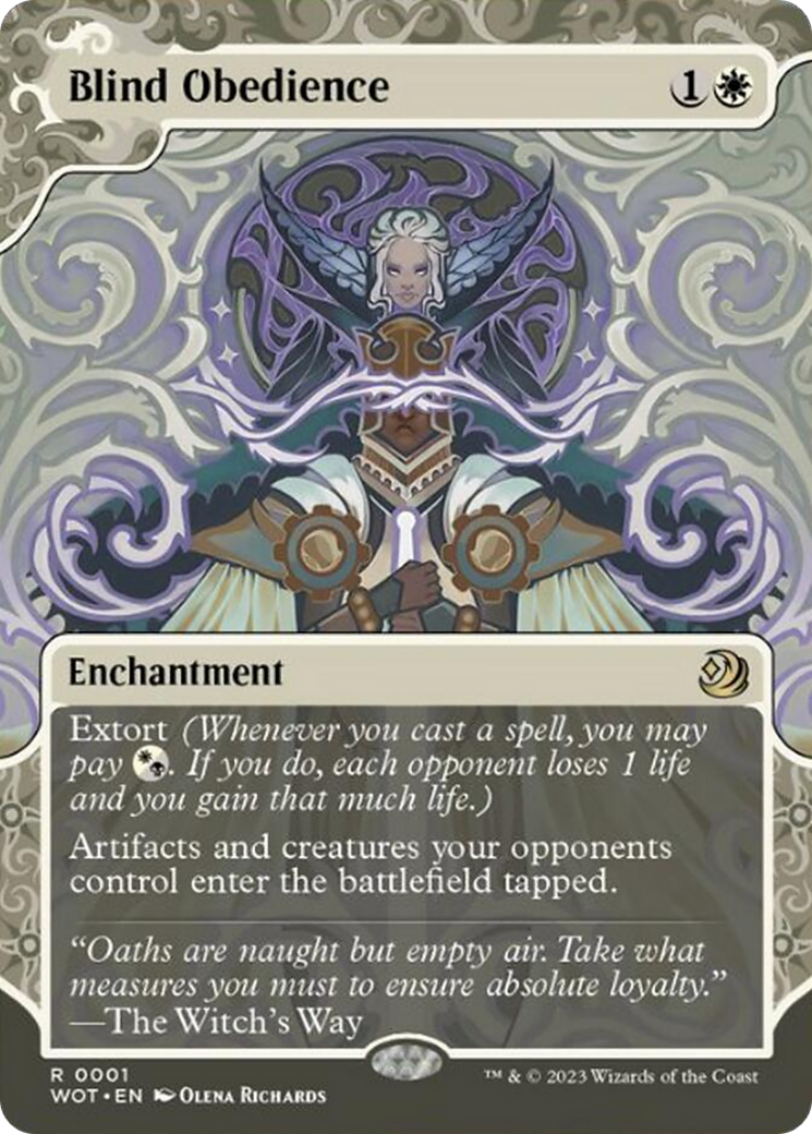 Blind Obedience [Wilds of Eldraine: Enchanting Tales] | Jomio and Rueliete's Cards and Comics