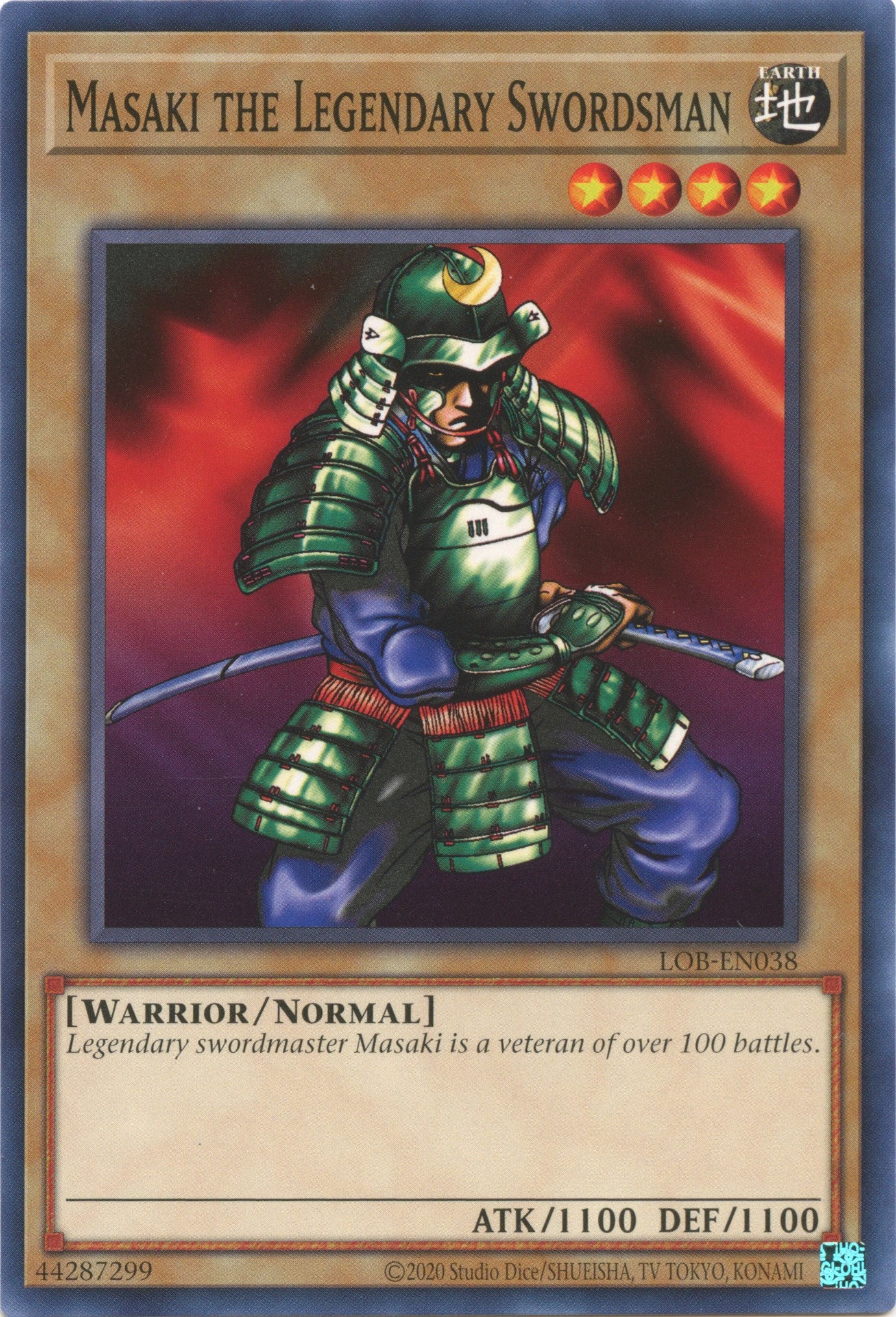 Masaki the Legendary Swordsman (25th Anniversary) [LOB-EN038] Common | Jomio and Rueliete's Cards and Comics