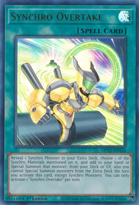 Synchro Overtake [MP22-EN164] Ultra Rare | Jomio and Rueliete's Cards and Comics