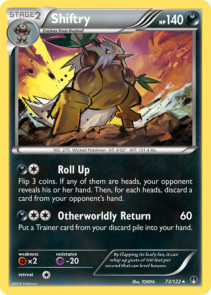 Shiftry (73/122) [XY: BREAKpoint] | Jomio and Rueliete's Cards and Comics