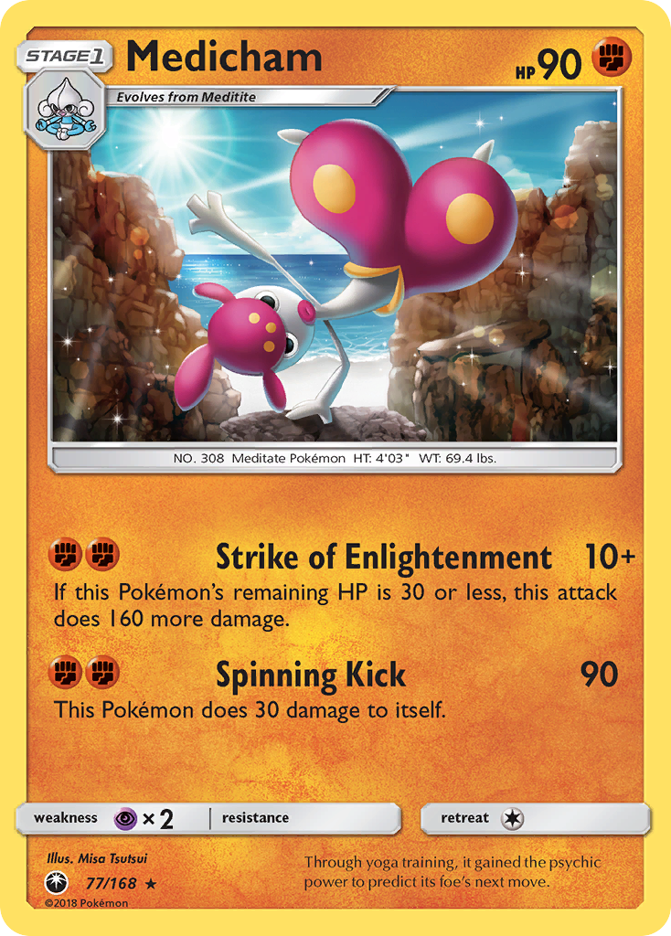 Medicham (77/168) [Sun & Moon: Celestial Storm] | Jomio and Rueliete's Cards and Comics
