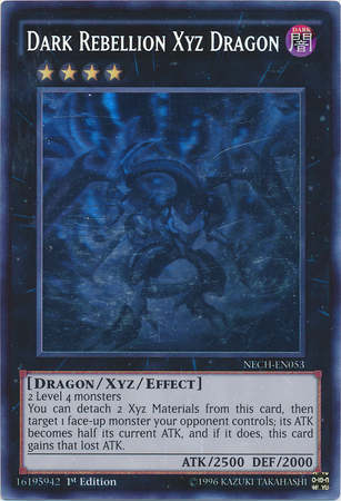 Dark Rebellion Xyz Dragon [NECH-EN053] Ghost Rare | Jomio and Rueliete's Cards and Comics
