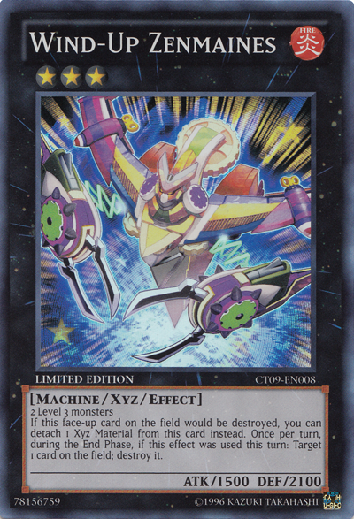 Wind-Up Zenmaines [CT09-EN008] Super Rare | Jomio and Rueliete's Cards and Comics