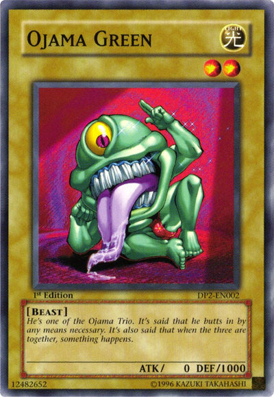 Ojama Green [DP2-EN002] Common | Jomio and Rueliete's Cards and Comics