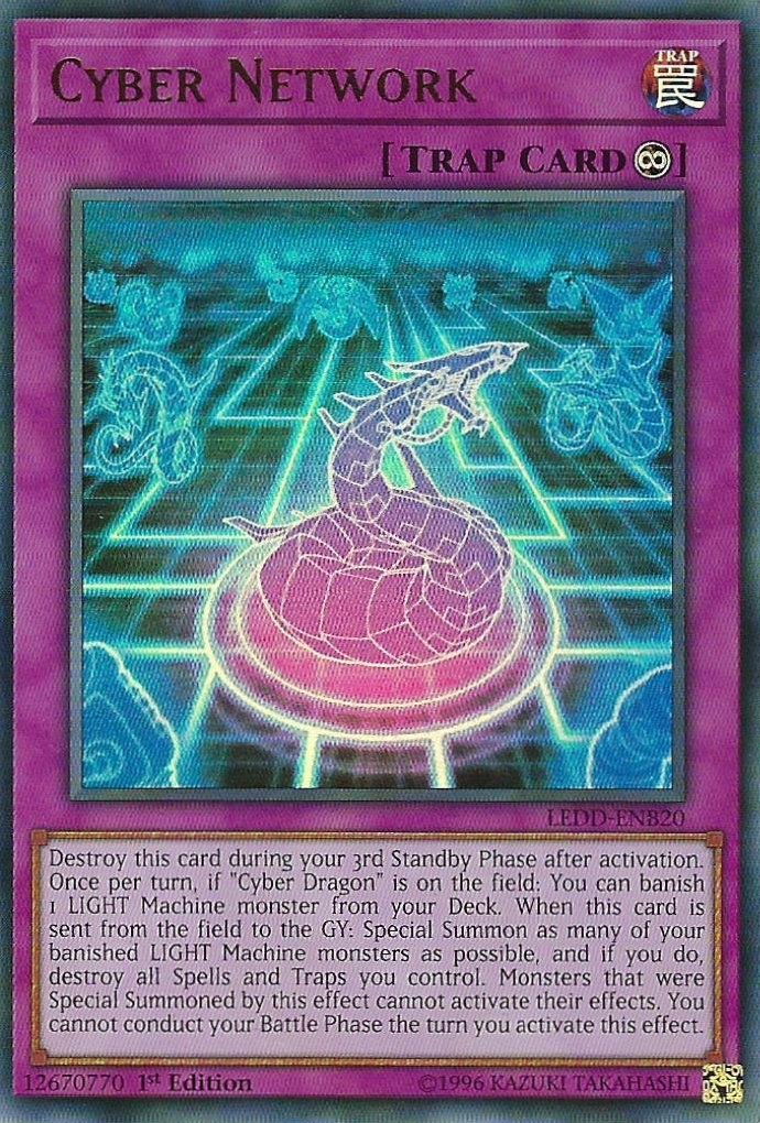 Cyber Network (UR) [LEDD-ENB20] Ultra Rare | Jomio and Rueliete's Cards and Comics