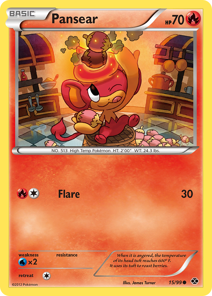 Pansear (15/99) [Black & White: Next Destinies] | Jomio and Rueliete's Cards and Comics