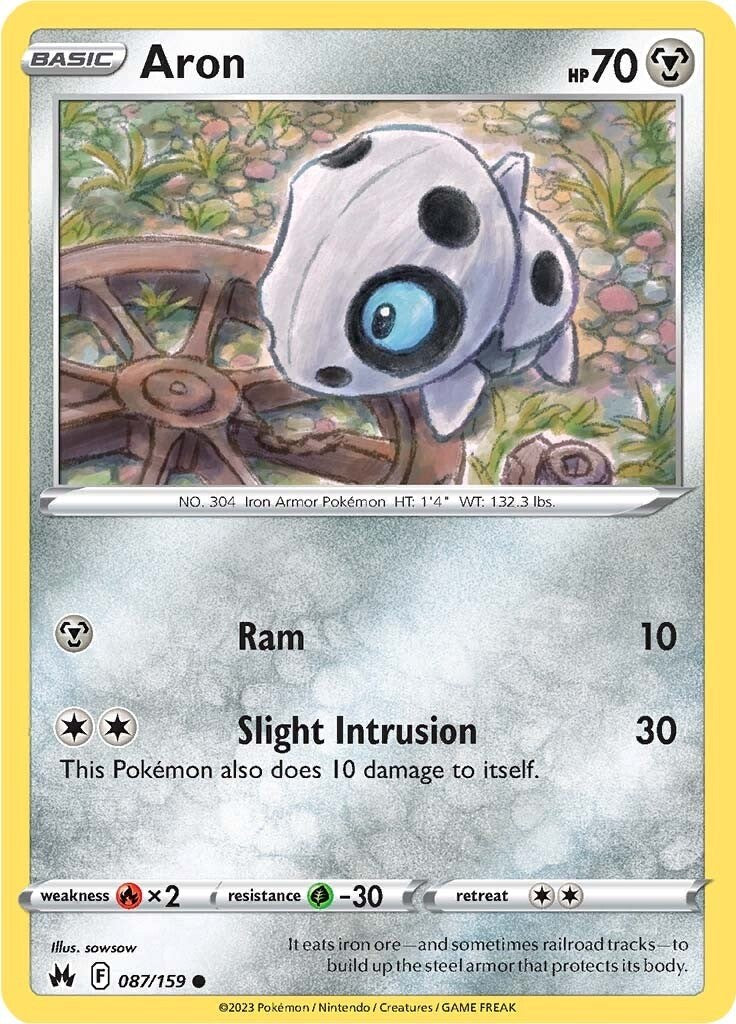 Aron (087/159) [Sword & Shield: Crown Zenith] | Jomio and Rueliete's Cards and Comics