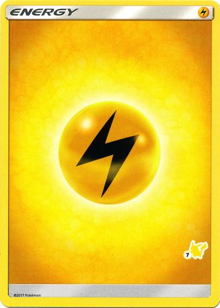 Lightning Energy (Pikachu Stamp #7) [Battle Academy 2020] | Jomio and Rueliete's Cards and Comics