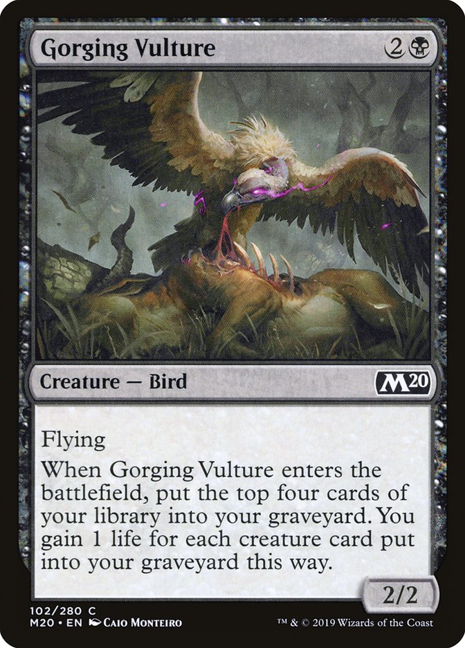 Gorging Vulture [Core Set 2020] | Jomio and Rueliete's Cards and Comics