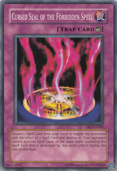 Cursed Seal of the Forbidden Spell [DR2-EN049] Common | Jomio and Rueliete's Cards and Comics