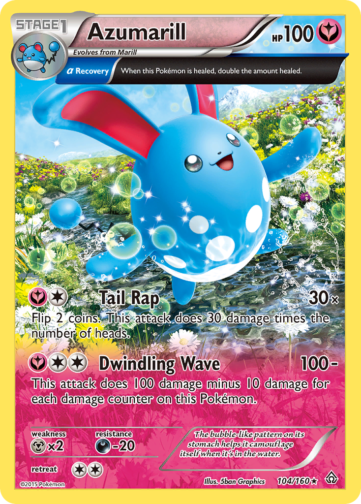 Azumarill (104/160) [XY: Primal Clash] | Jomio and Rueliete's Cards and Comics