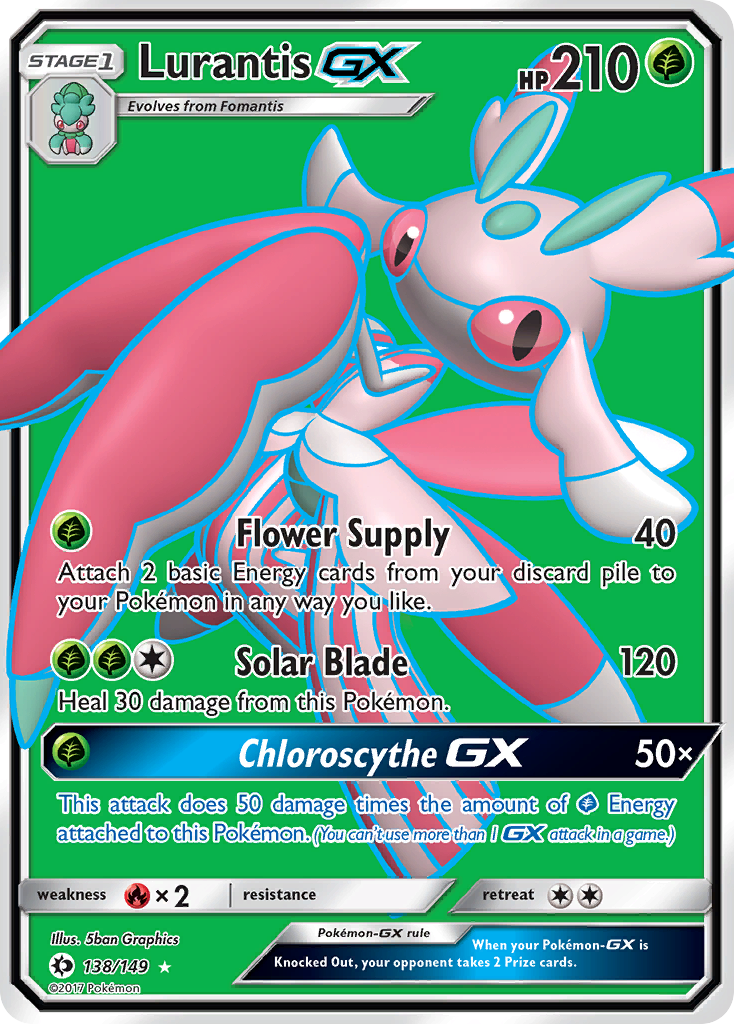 Lurantis GX (138/149) [Sun & Moon: Base Set] | Jomio and Rueliete's Cards and Comics