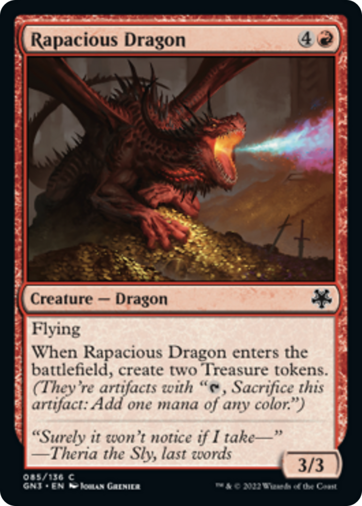 Rapacious Dragon [Game Night: Free-for-All] | Jomio and Rueliete's Cards and Comics