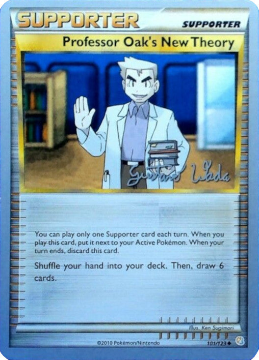 Professor Oak's New Theory (101/123) (Megazone - Gustavo Wada) [World Championships 2011] | Jomio and Rueliete's Cards and Comics