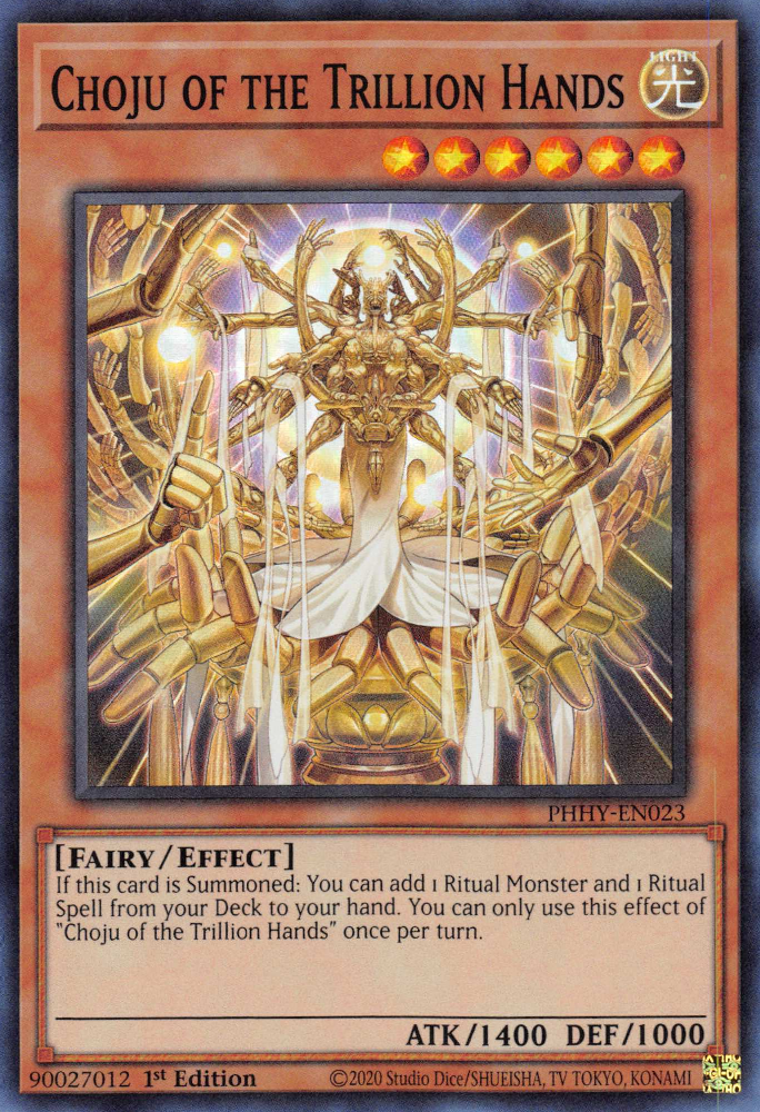 Choju of the Trillion Hands [PHHY-EN023] Super Rare | Jomio and Rueliete's Cards and Comics