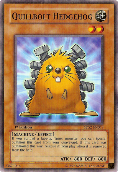 Quillbolt Hedgehog [5DS2-EN013] Common | Jomio and Rueliete's Cards and Comics