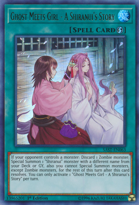 Ghost Meets Girl - A Shiranui's Story [SAST-EN063] Ultra Rare | Jomio and Rueliete's Cards and Comics