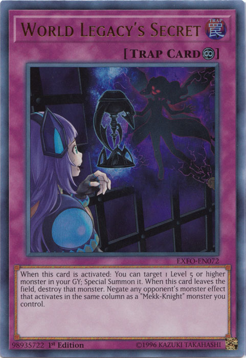 World Legacy's Secret [EXFO-EN072] Ultra Rare | Jomio and Rueliete's Cards and Comics