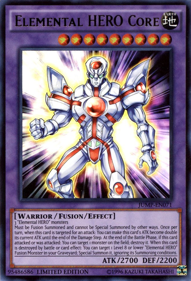 Elemental HERO Core [JUMP-EN071] Ultra Rare | Jomio and Rueliete's Cards and Comics