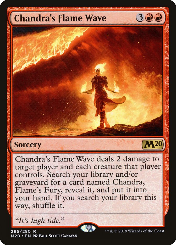 Chandra's Flame Wave [Core Set 2020] | Jomio and Rueliete's Cards and Comics