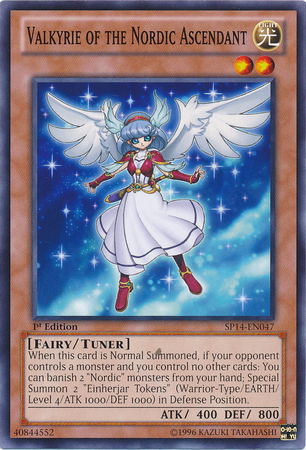 Valkyrie of the Nordic Ascendant [SP14-EN047] Common | Jomio and Rueliete's Cards and Comics