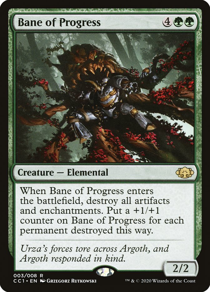 Bane of Progress [Commander Collection: Green] | Jomio and Rueliete's Cards and Comics