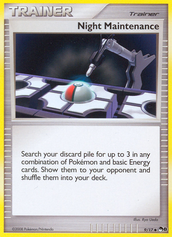 Night Maintenance (9/17) [POP Series 8] | Jomio and Rueliete's Cards and Comics