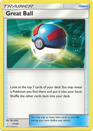 Great Ball (21/30) [Sun & Moon: Trainer Kit - Alolan Raichu] | Jomio and Rueliete's Cards and Comics